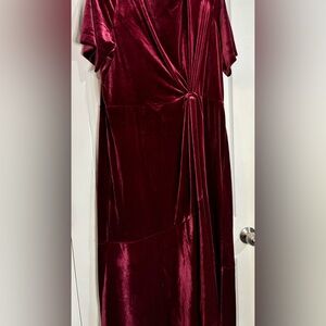Lane Bryant velvet dress